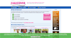 Desktop Screenshot of fakecover.de